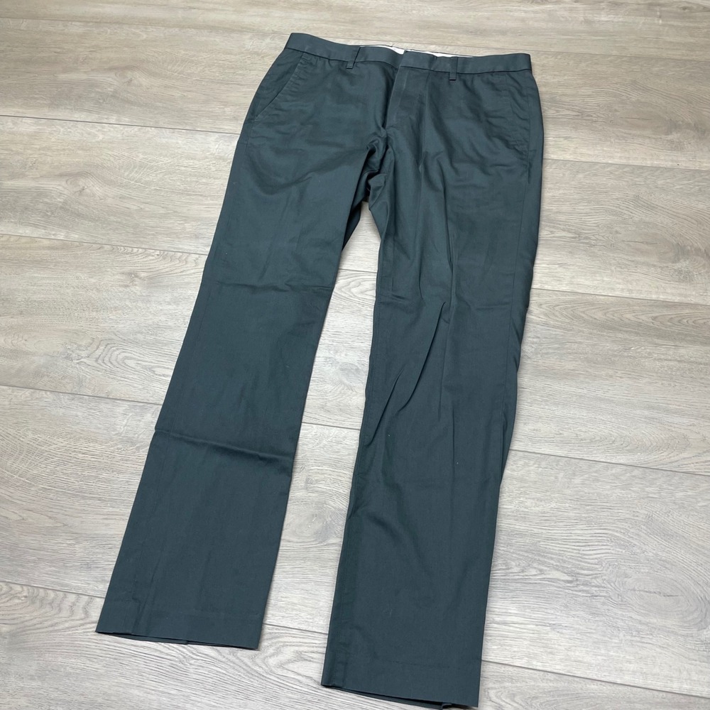 Bonobos Chino Pants Mens 31x30 Green Gray Straight Leg Casual Stretch Cotton
